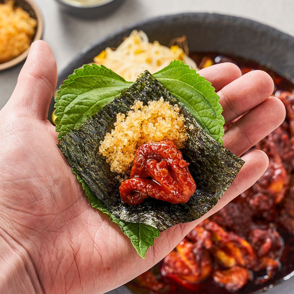 홍익쭈꾸미 양념 쭈꾸미 볶음 캠핑 요리 밀키트 맛집 300g, 5개 - 상세 이미지 3