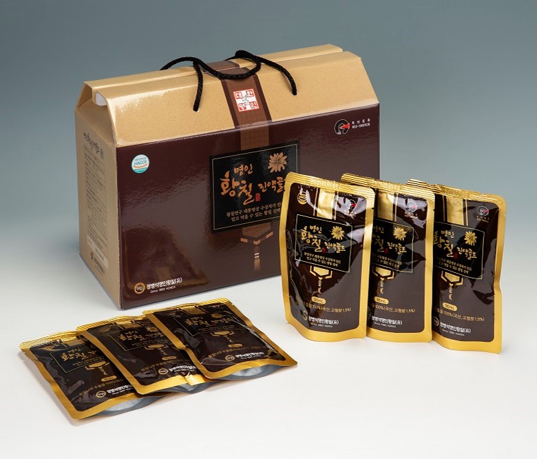 정병석 황칠 진액 골드 90ml 60포 대한민국 유일 황칠 명인 유기농 잎 줄기 100% - 상품 이미지