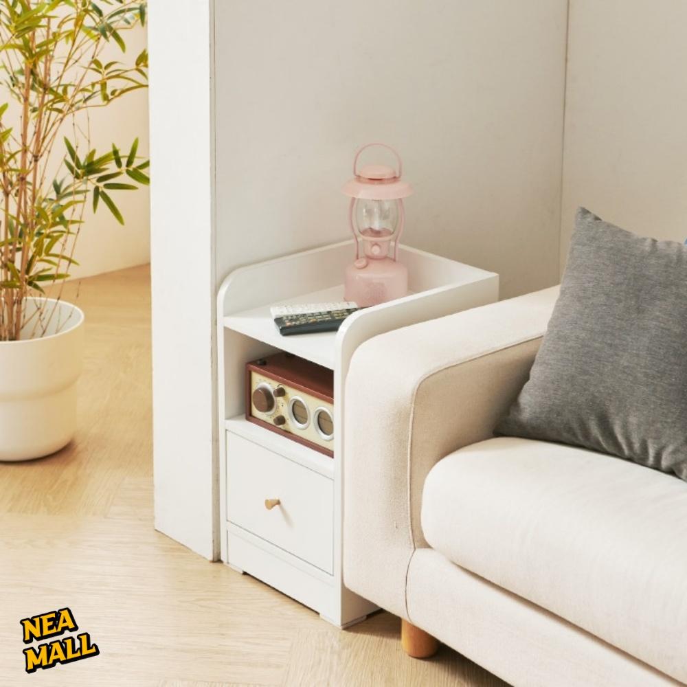 300폭 쇼파틈새협탁 선반 옆 쇼파틈새테이블 서랍