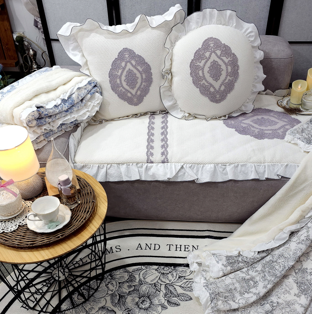 쇼파패드4인용 6인용 3인용 돌쇼파패드 매트 소파커버제작 레이스