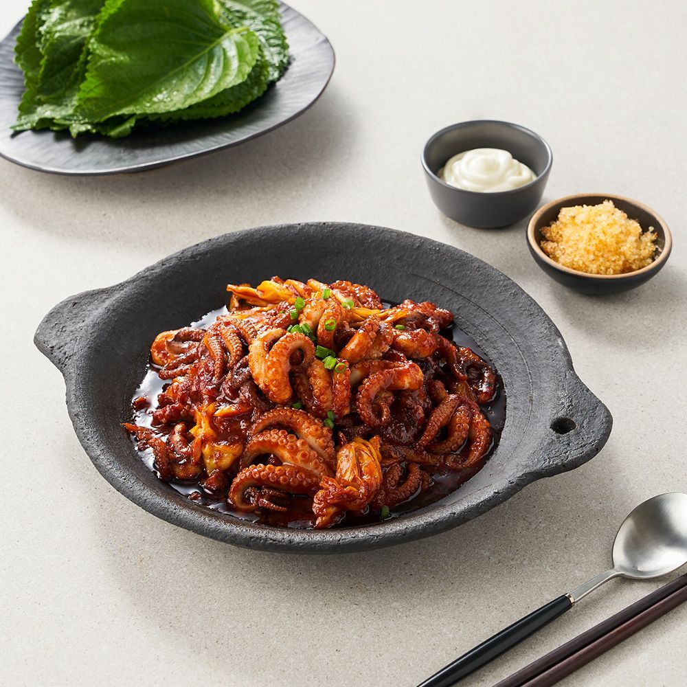 홍익쭈꾸미 양념 쭈꾸미 볶음 캠핑 요리 밀키트 맛집 300g, 5개 - 상세 이미지 4