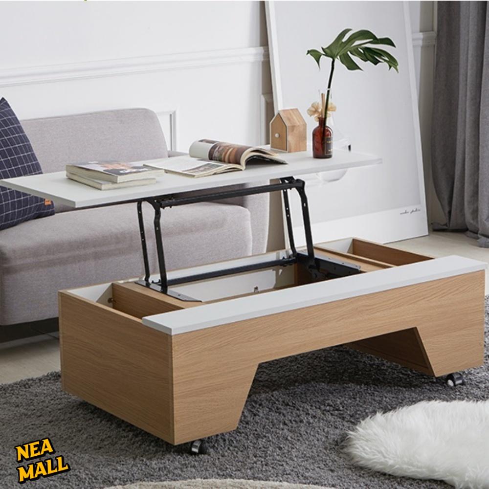 리프트식탁 올라오는테이블 리프트탁자 업 높이조절식탁