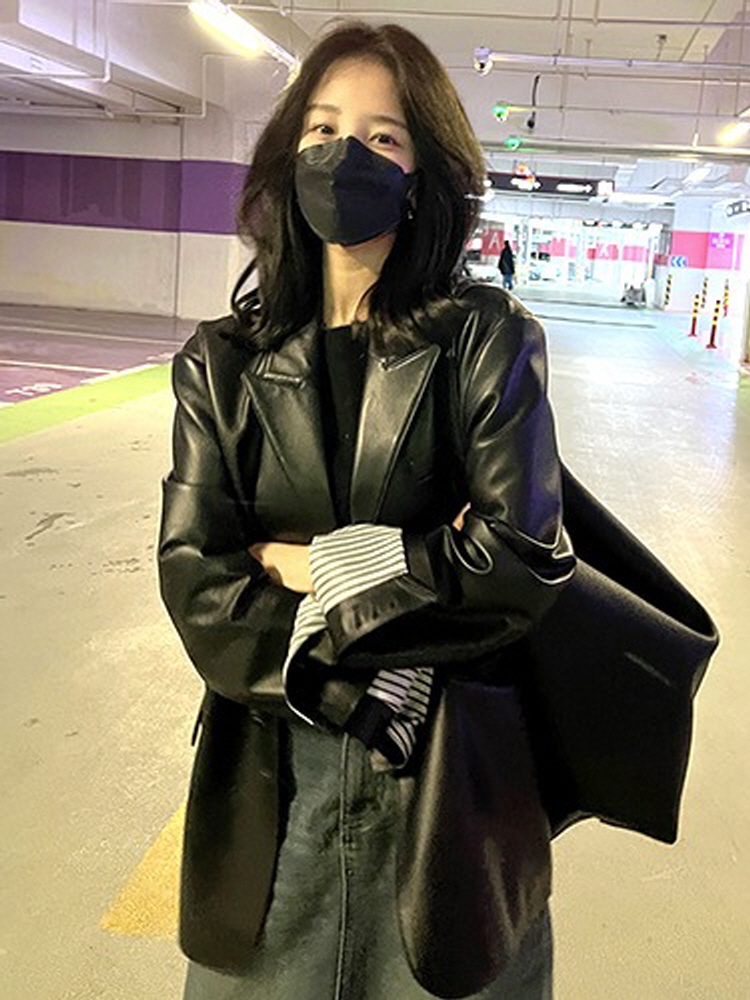 나비올라 가죽자켓 정장 양가죽 가을 간절기 제품 이미지