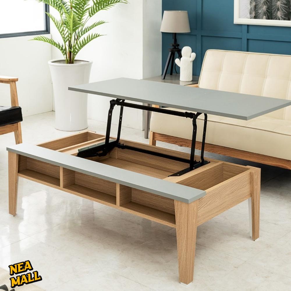 리프트식탁 업 올라오는테이블 리프트탁자 높이조절식탁