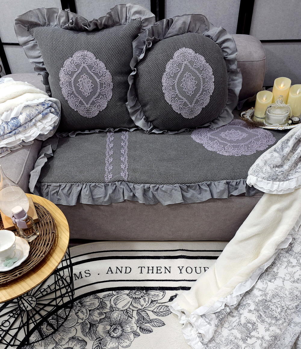 쇼파패드4인용 6인용 3인용 돌쇼파패드 매트 소파커버제작 레이스