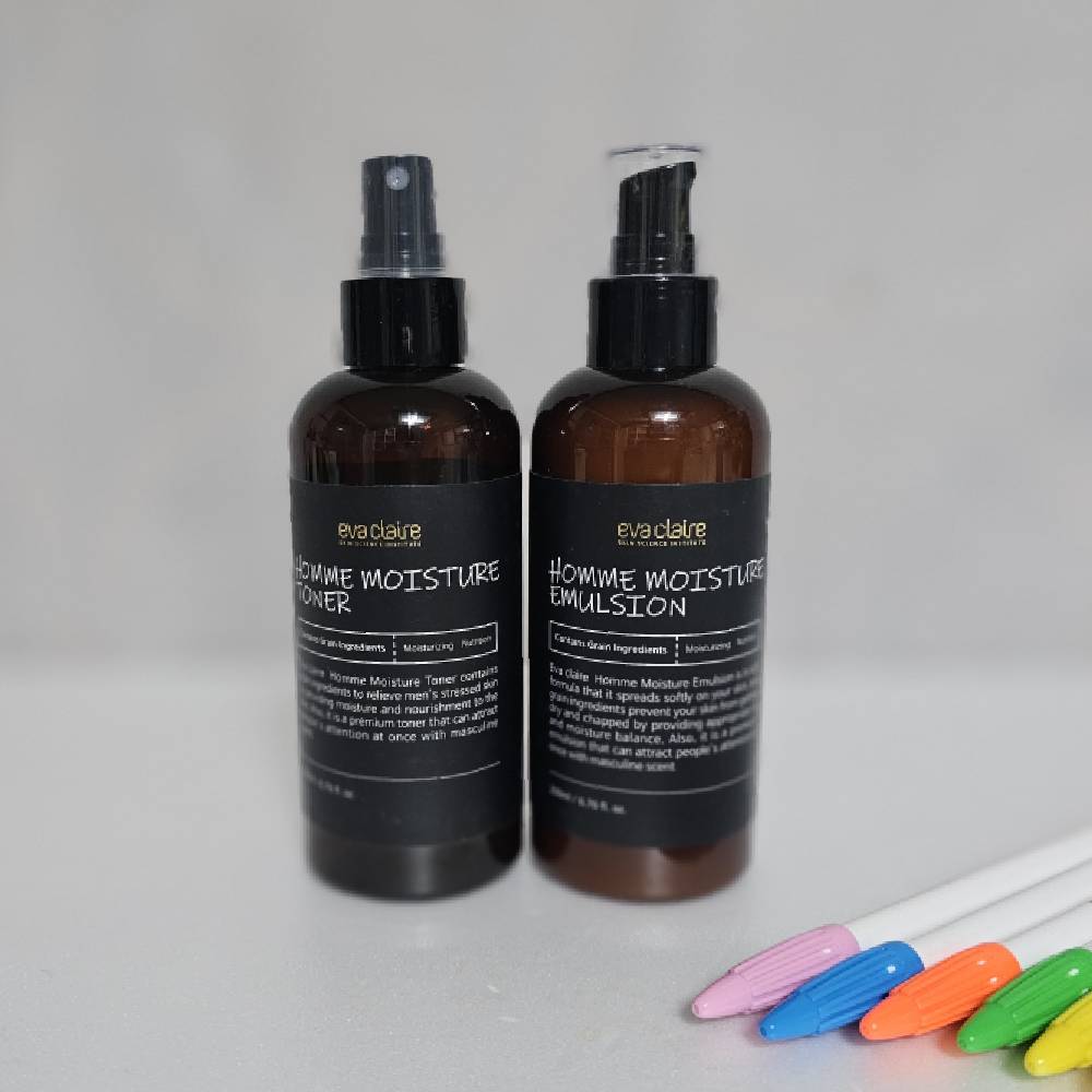 에바끌레르 남성용 스킨 로션 옴므 모이스처 토너 & 에멀전 200ml 이미지 4