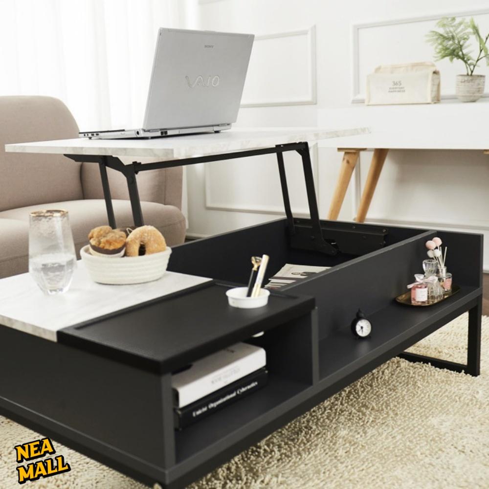 리프트식탁 올라오는테이블 업 리프트탁자 높이조절식탁