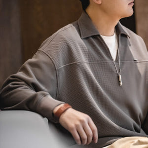 예능 신동엽 티셔츠 놀토 옷 남성 반집업 패션 착용 후기 | 사이즈/핏 총정리 - 상품 이미지 1