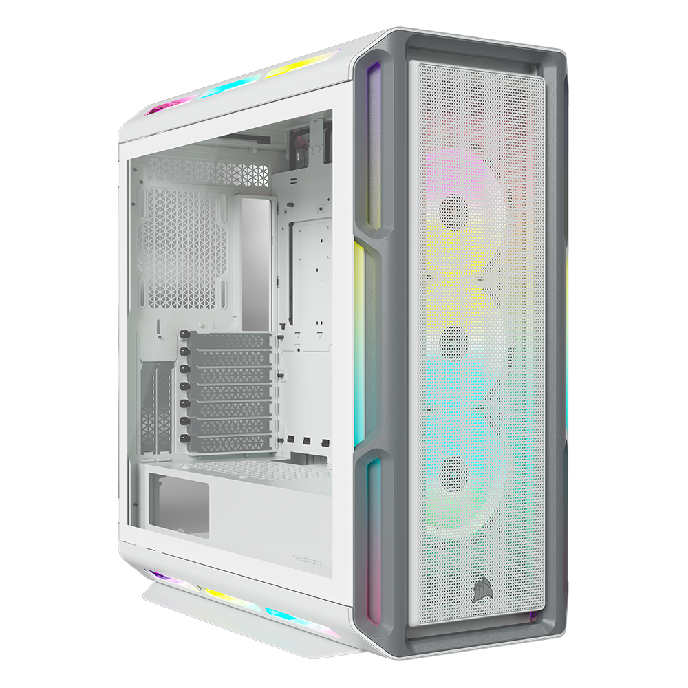 커세어 iCUE 5000T RGB PC케이스 화이트