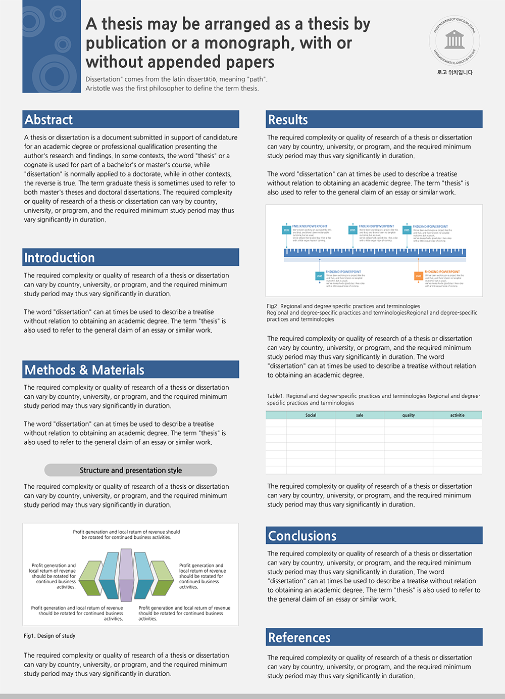 886 전지 사이즈 (78.8 x 109cm) 졸업포스터 ppt 템플릿 학술 포스터 양식