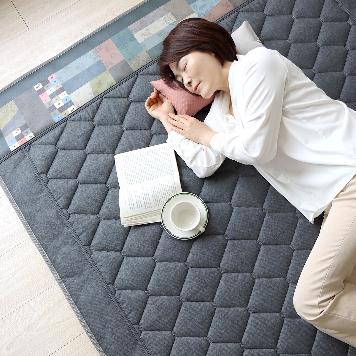 들꽃잠 어싱 온열매트 매쉬 S 싱글 숙면