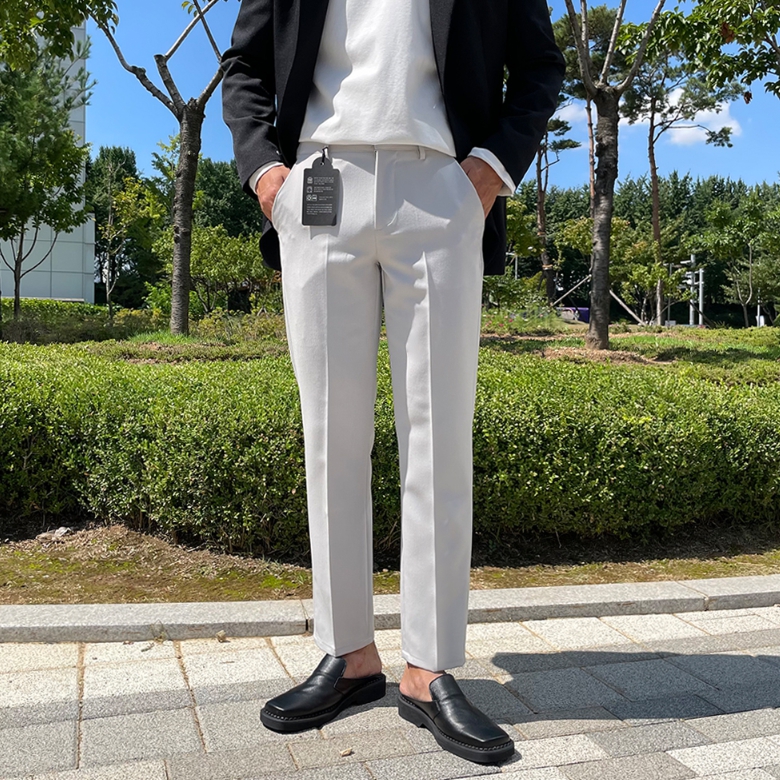 남자 노리 봄 가을 사계절 9부 10부 3타입 슬랙스 바지 - 상세 이미지 2