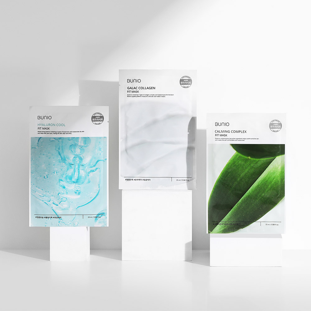 뷰니오 착붙 핏 마스크 3종 25ml x 10매 진정 보습 미백 탄력관리+ 뉴트리케어 엠디플래너 T3 Macaroon 이미지 3