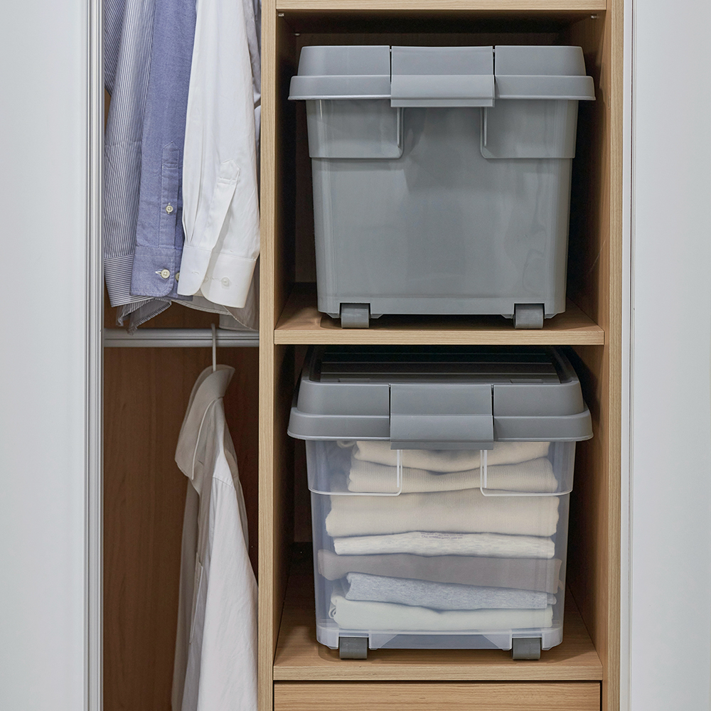 창신리빙 프랑코 퍼블릭 리빙박스 옷 정리함 60L