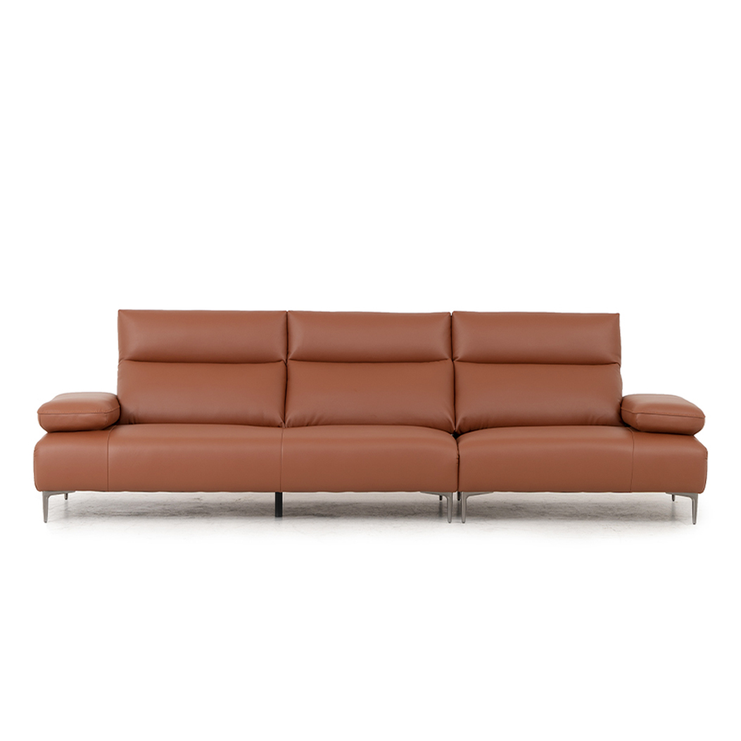 엔토 전체 풀그레인 소프트터치 슈렁큰 전체 올가죽 천연 가죽 4인용 쇼파 소파연구소