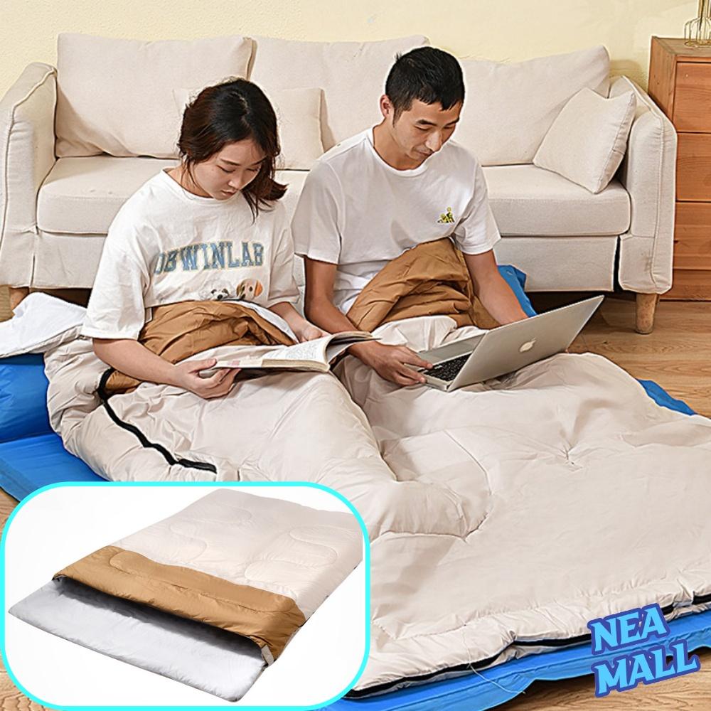 겨울 캠핑용 차박 캠핑용품 이불 커플 캠핑침낭 침구