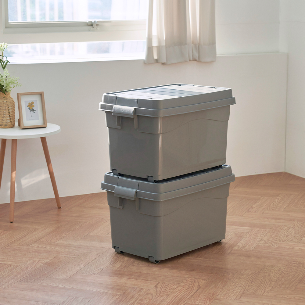 창신리빙 프랑코 퍼블릭 리빙박스 옷 정리함 60L