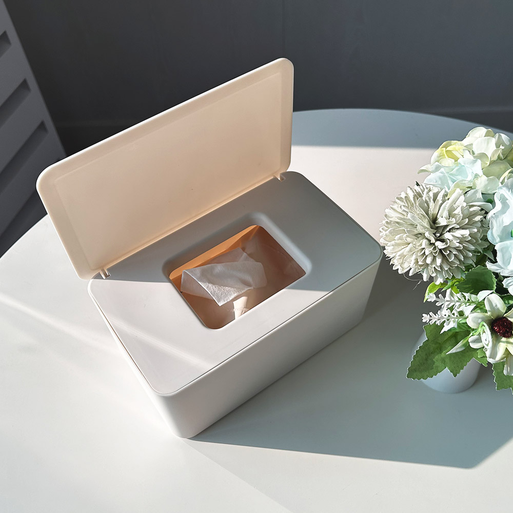 뚜껑 물티슈보관함 통 물티슈거치대 소분 비데물티슈케이스 소형