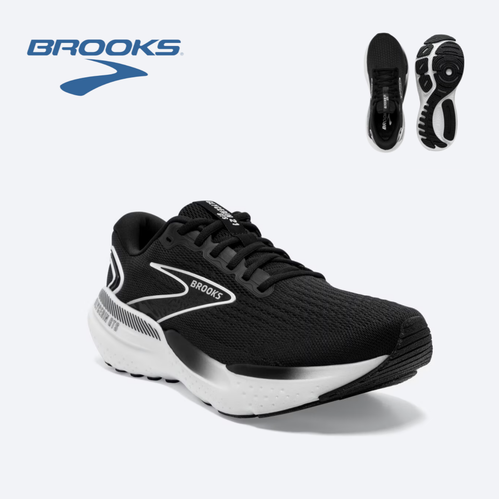 브룩스 Glycerin GTS 21 여성 운동화 런닝화 Black/Grey/White - 상품 이미지