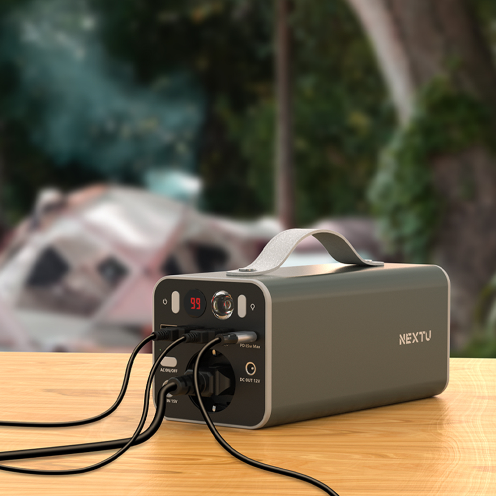 넥스트유 220V 42000mAh 스마트 캠핑 아웃도어 대용량 리튬이온 파워뱅크 408PB