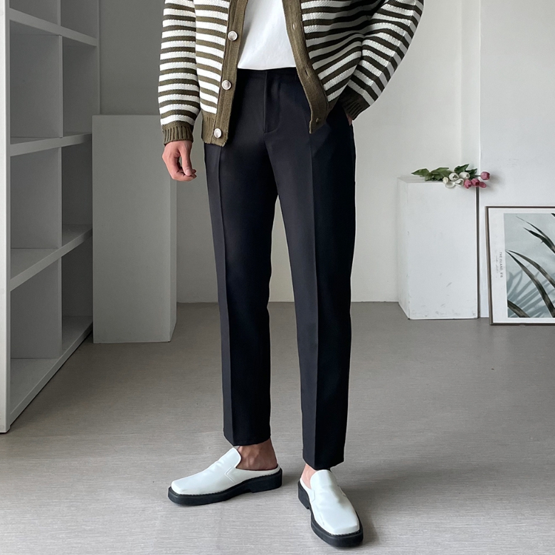 남자 노리 봄 가을 사계절 9부 10부 3타입 슬랙스 바지 - 상세 이미지 4