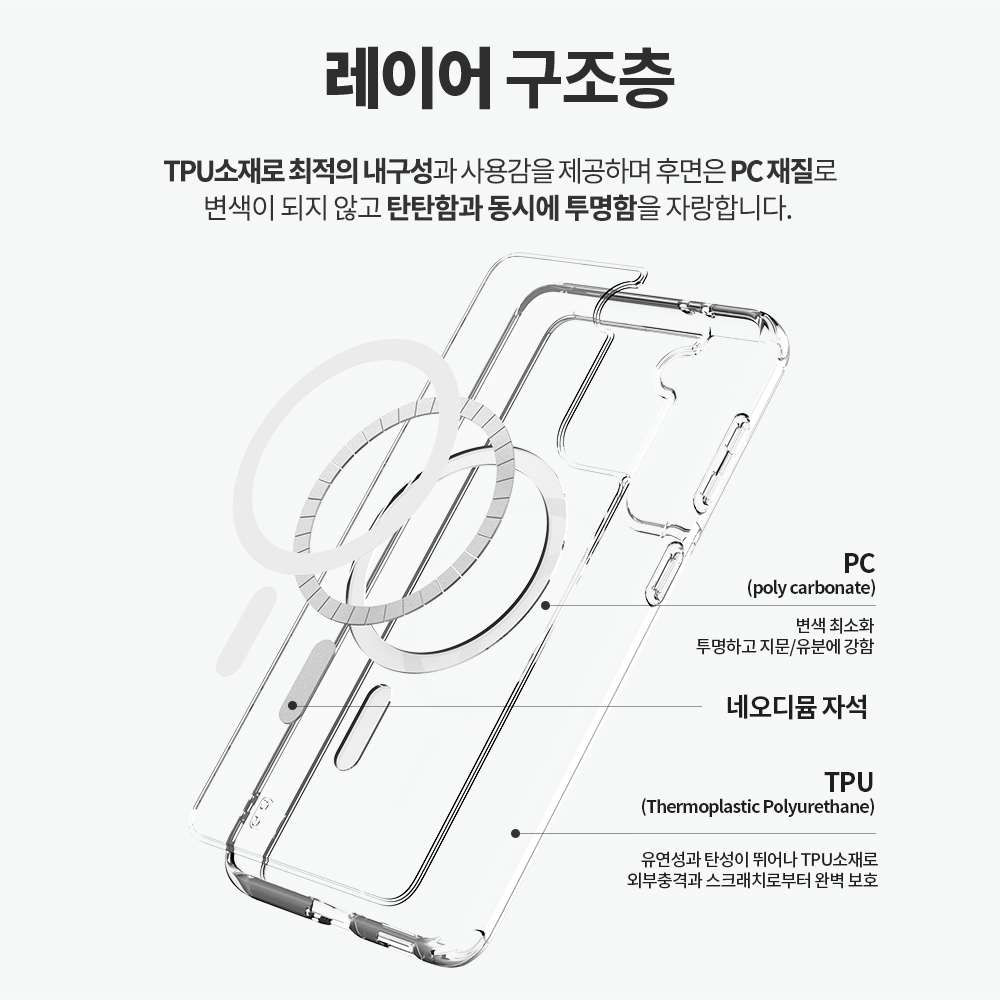 맥세이프 마그넷 케이스 갤럭시S21 울트라 변색 방지 사용후기