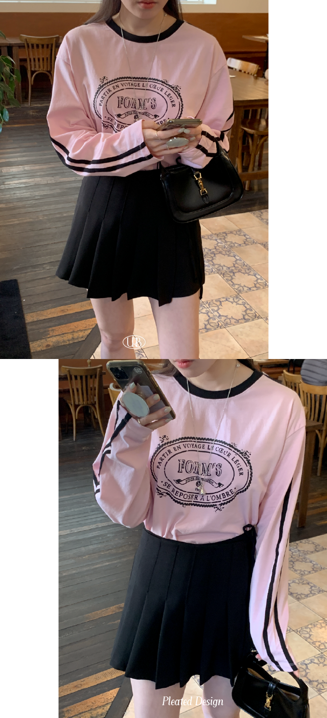 💕URBANE MADE💕 리본 플리츠 미니 스커트 치마바지 발레코어룩 (당일출고 2c) 상세 이미지 13