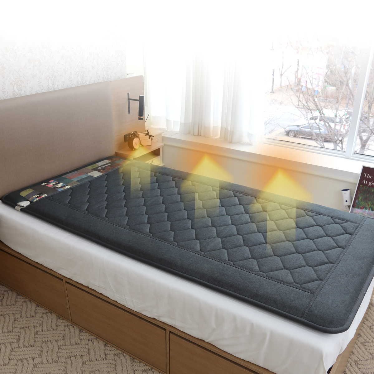 들꽃잠 어싱 온열매트 매쉬 S 싱글 숙면