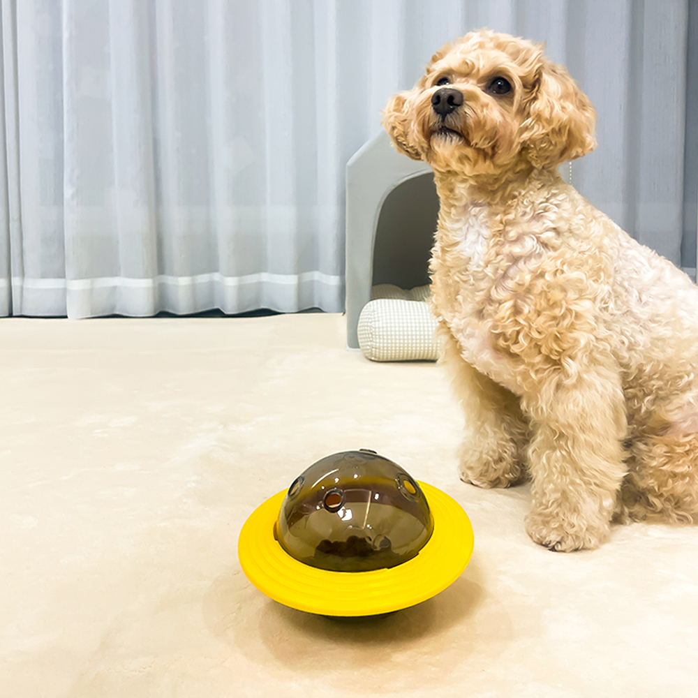 레토 강아지 장난감 노즈워크 우주선 스낵볼