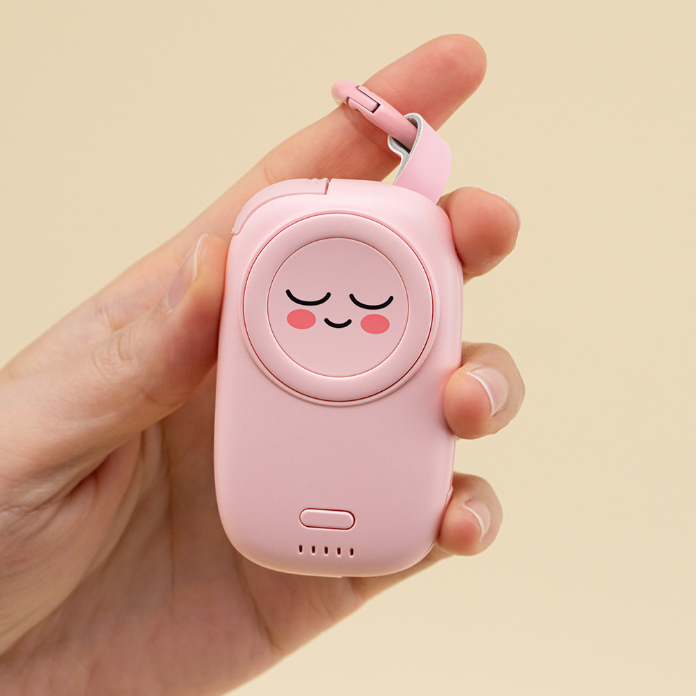 카카오프렌즈 애플워치톡 케이블형 보조배터리 1200mAh (어피치) - 상품 이미지