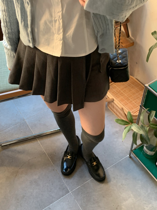 💕URBANE MADE💕 리본 플리츠 미니 스커트 치마바지 발레코어룩 (당일출고 2c) 상세 이미지 96
