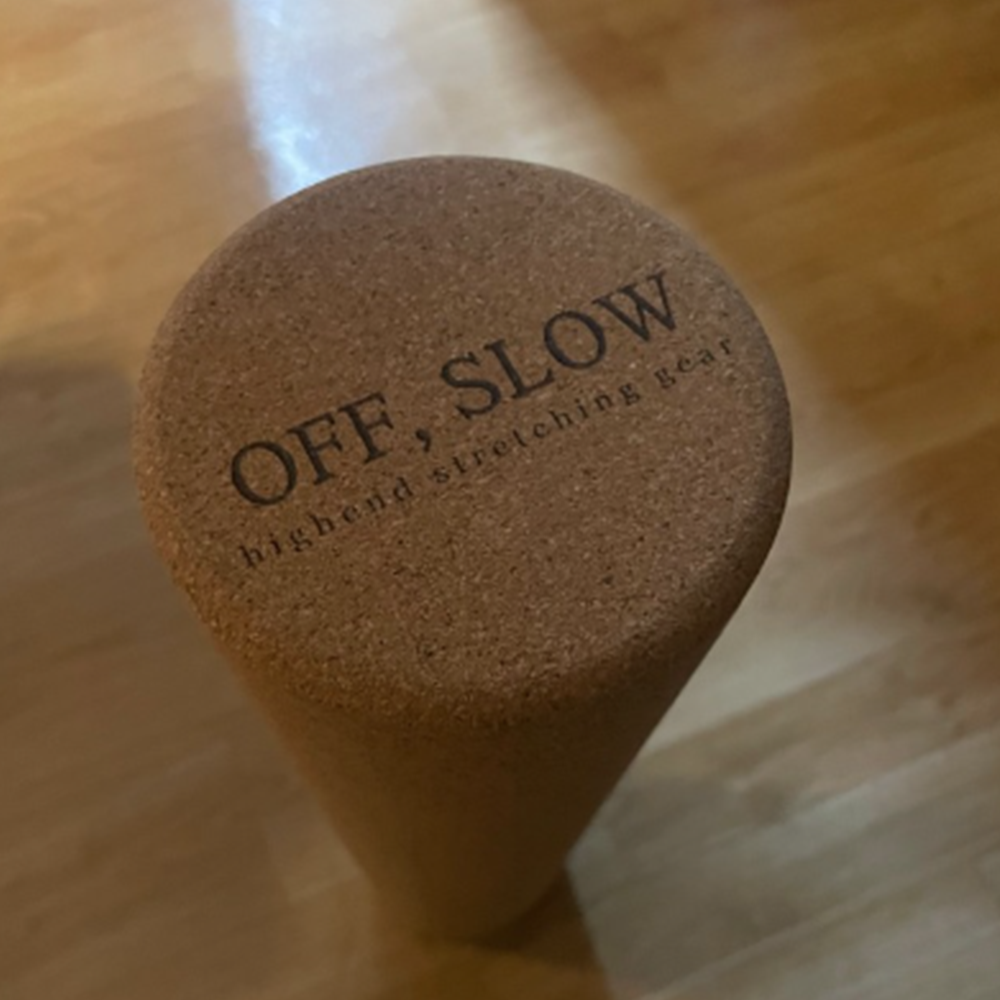 코르크 폼롤러 대형 폼롤러 45cm 하드 마사지 스트레칭 필라테스