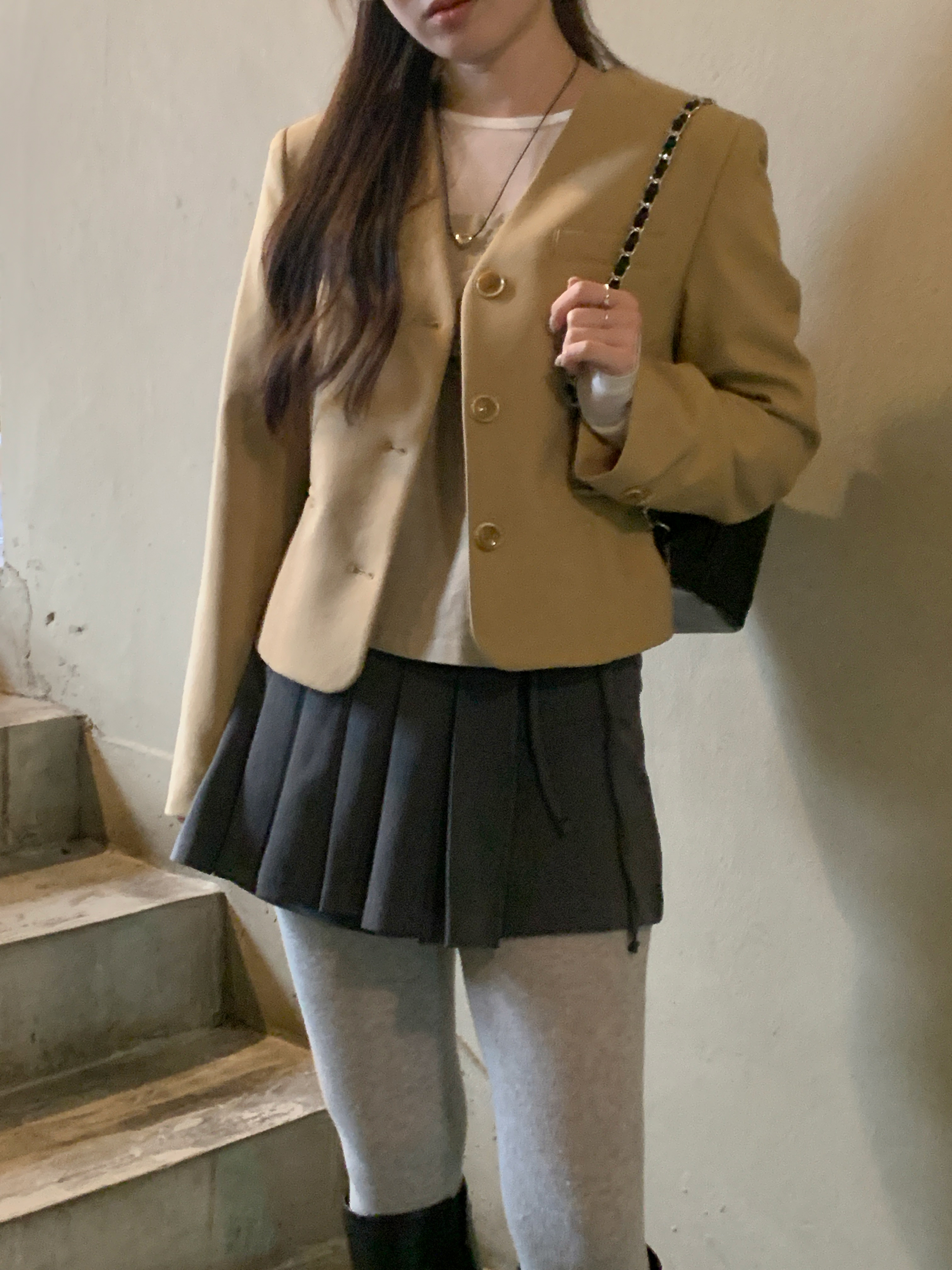 💕URBANE MADE💕 리본 플리츠 미니 스커트 치마바지 발레코어룩 (당일출고 2c) 상세 이미지 125