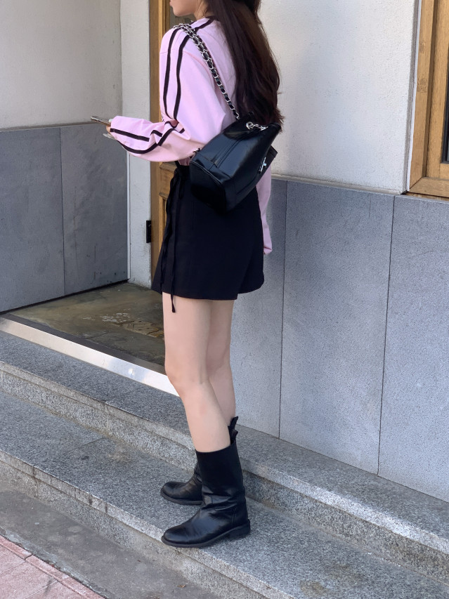 💕URBANE MADE💕 리본 플리츠 미니 스커트 치마바지 발레코어룩 (당일출고 2c) 상세 이미지 189
