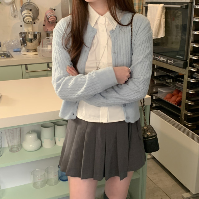 💕URBANE MADE💕 리본 플리츠 미니 스커트 치마바지 발레코어룩 (당일출고 2c) 상세 이미지 99