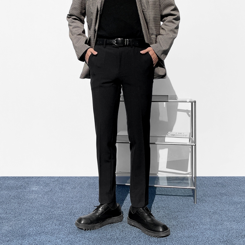 남자 노리 봄 가을 사계절 9부 10부 3타입 슬랙스 바지 - 상세 이미지 3