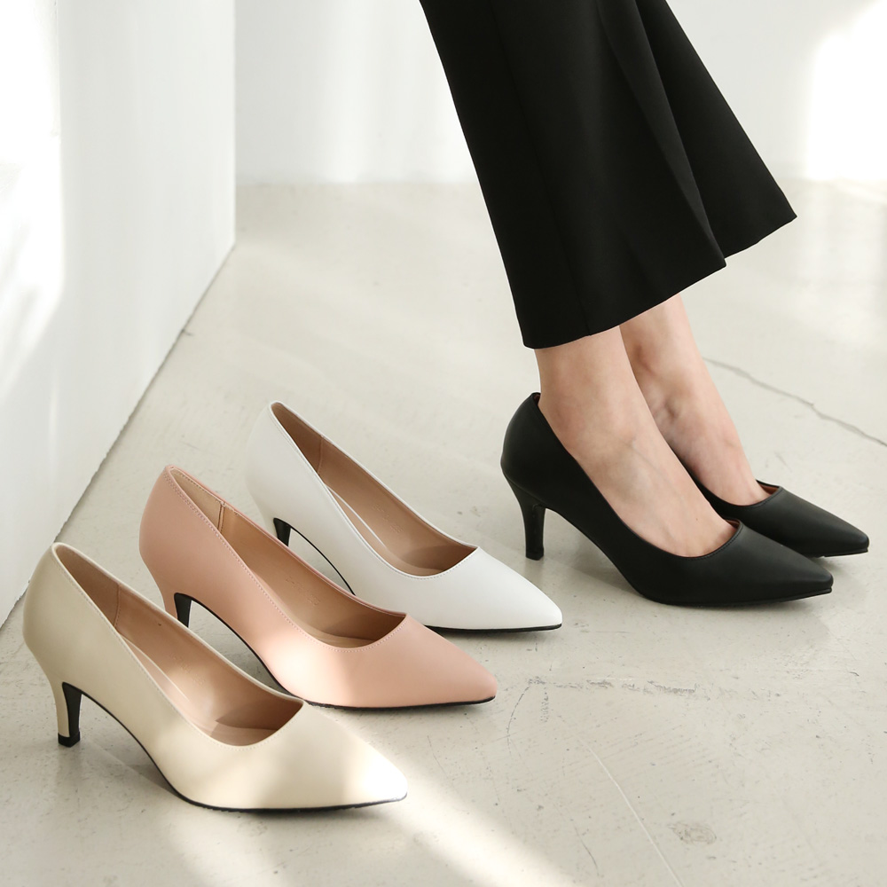 스틸레토힐 발편한 승무원 면접구두 여성 빅사이즈 여자구두
