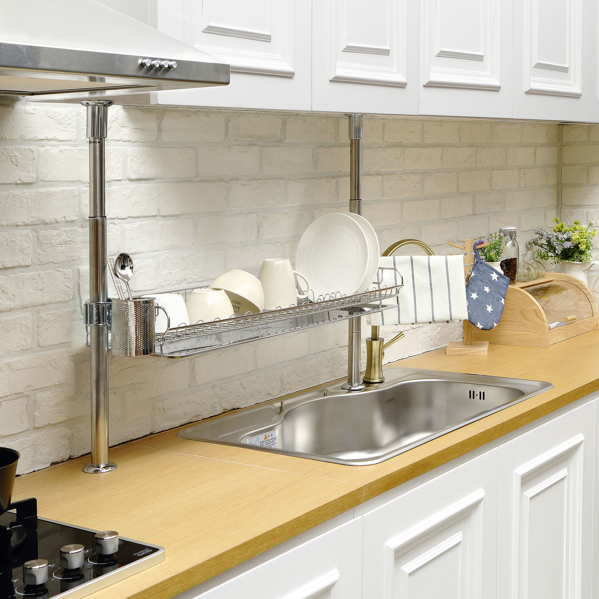 아이넥스 원터치 기둥형 식기건조대 800U