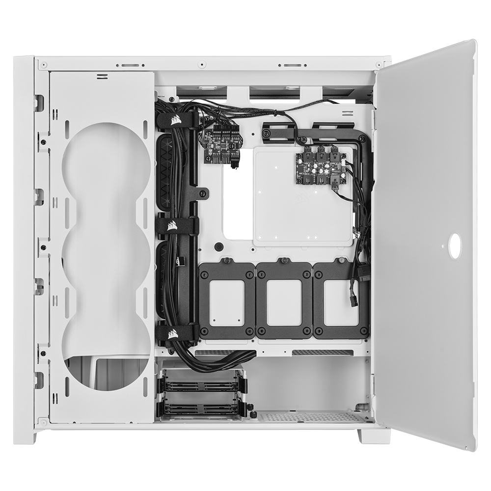 커세어 iCUE 5000X RGB QL Edition PC케이스 트루 화이트 - 상세 이미지 3