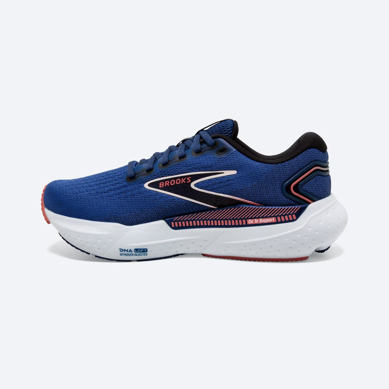 브룩스 Glycerin GTS 21 여성 운동화 런닝화 Blue/Icy Pink - 상세 이미지 4