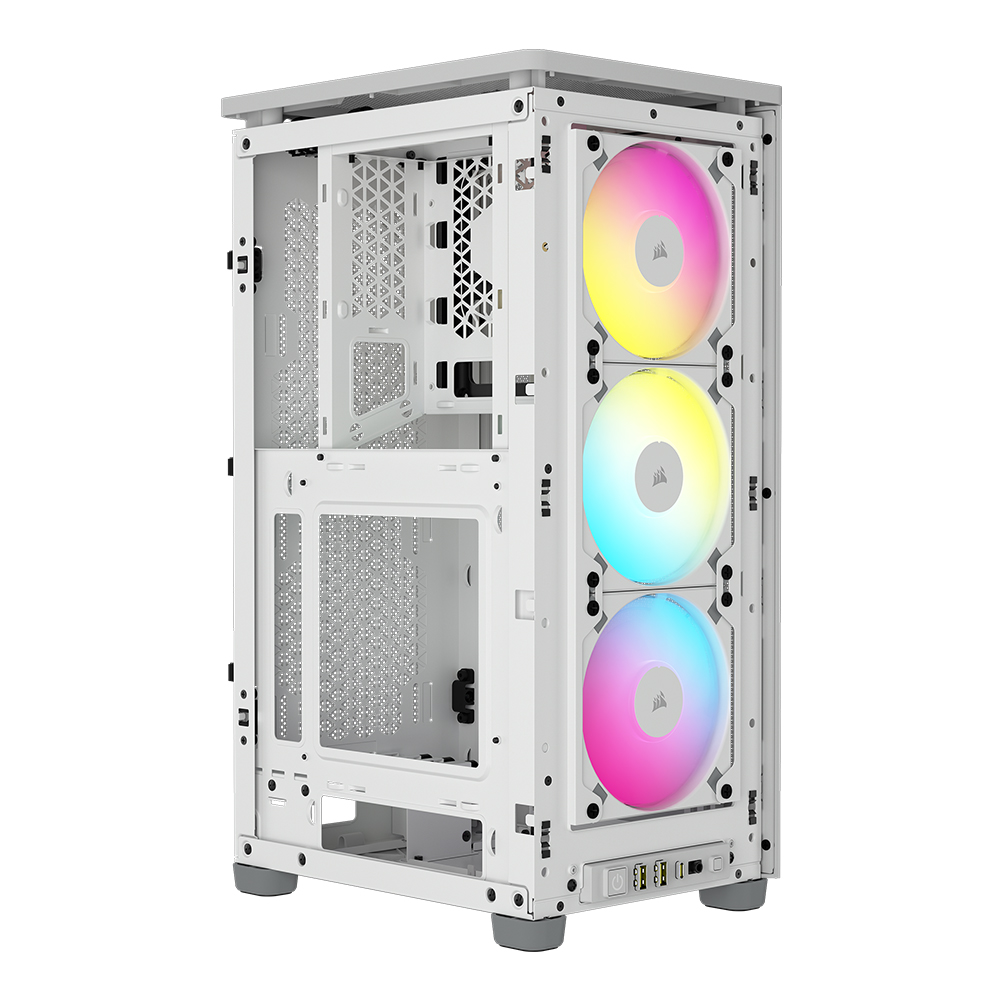 커세어 ICUE 2000D RGB AIRFLOW PC케이스 화이트 - 상세 이미지 2