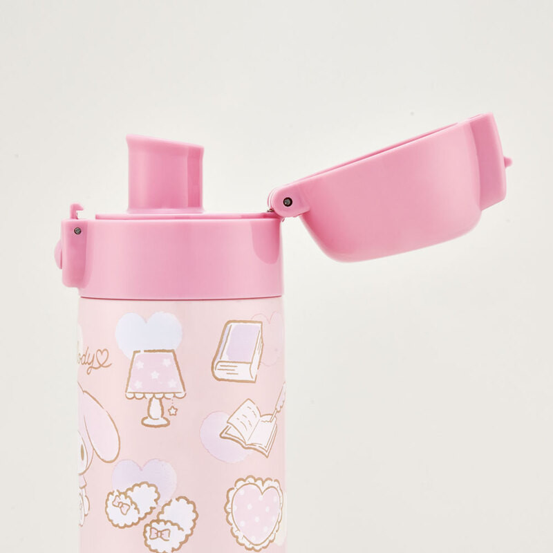 스케이터 산리오 마이멜로디 상온 드링크용 원푸쉬 스테인리스 보틀 350ml SSSC4D - 주방·식기 - 하카타몰