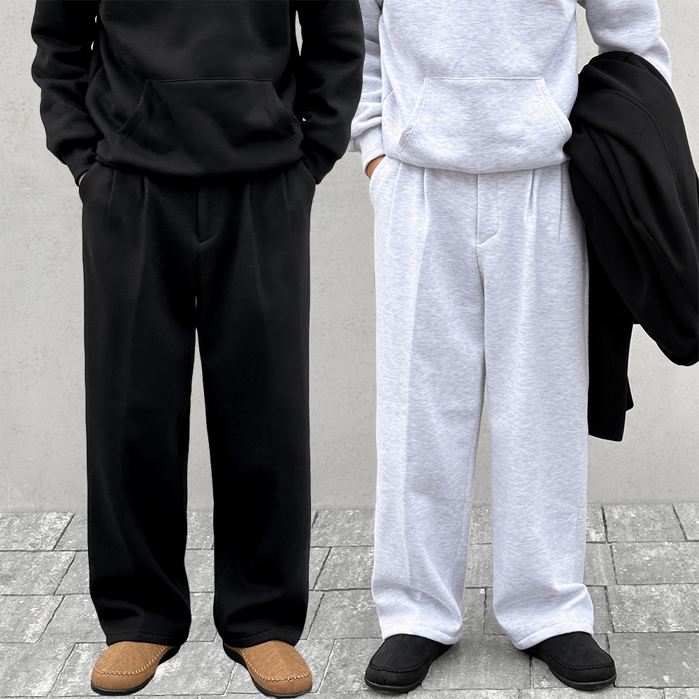 남자와이드트레이닝팬츠 밴딩 남자통바지 착용 후기 | 사이즈/핏 총정리 - 대표 이미지