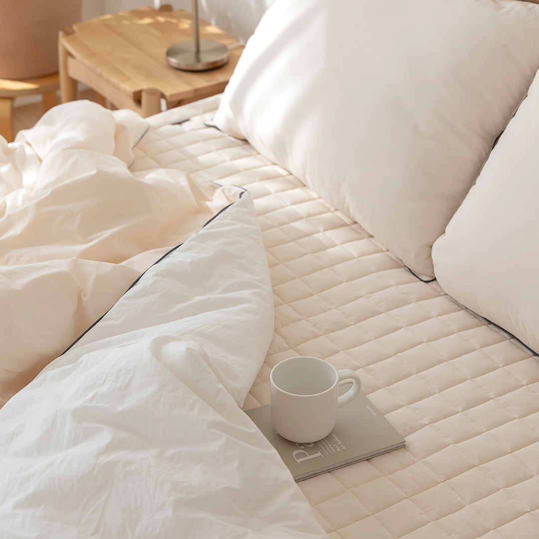 삼분의일 차렵이불 세트 호텔 모달 겨울 사계절 알러지케어 먼지없는 순면 기숙사