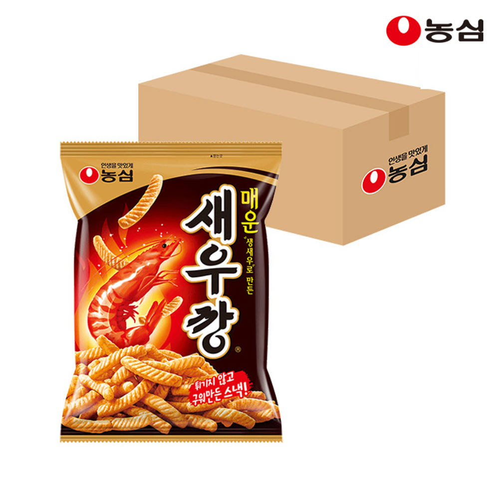 농심 매운새우깡 (90g 20개)