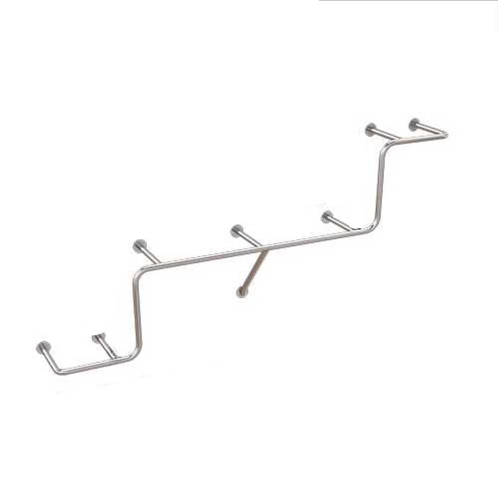 옷가게 벽 행거 의류매장 인테리어 철제 스텐 금속 200cm - 상품 이미지
