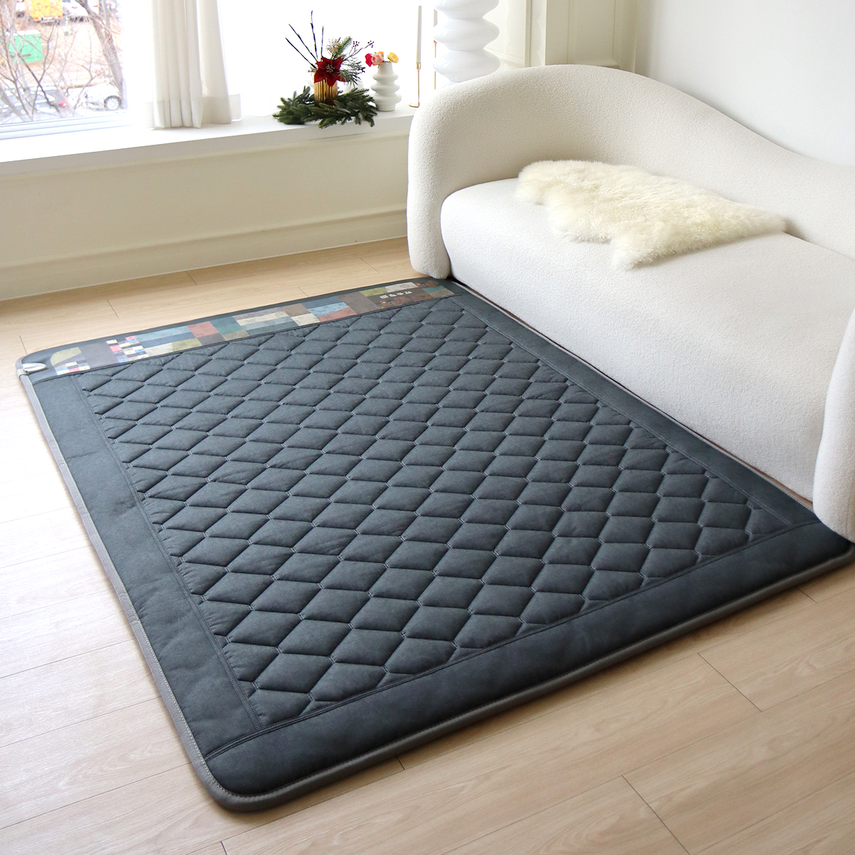 들꽃잠 어싱 온열매트 매쉬 Q 2인용 부부 침실 대형 숙면