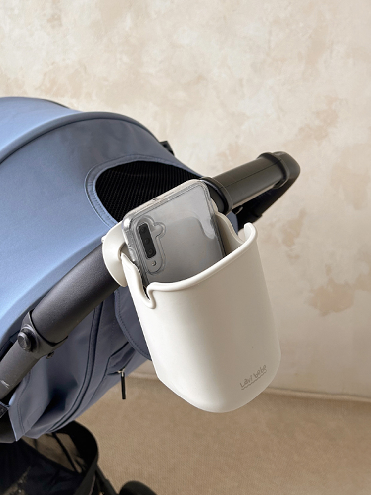 라비베베 실리콘 유모차 컵홀더 유모차용품 스마트폰 거치대 홀더