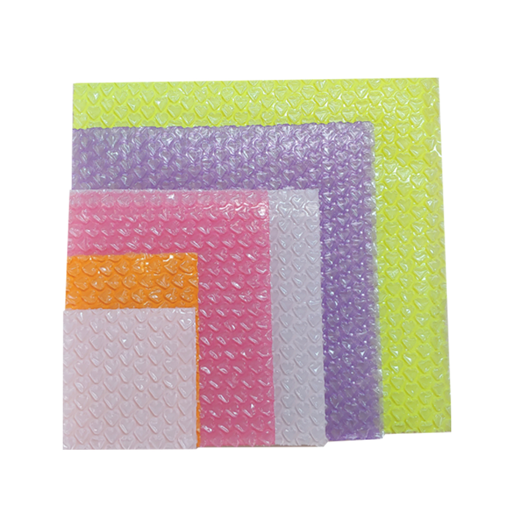에어캡 봉투 뽁뽁이 소형 선물포장 포카포장 하트 10x10cm 10매 - 상세 이미지 3