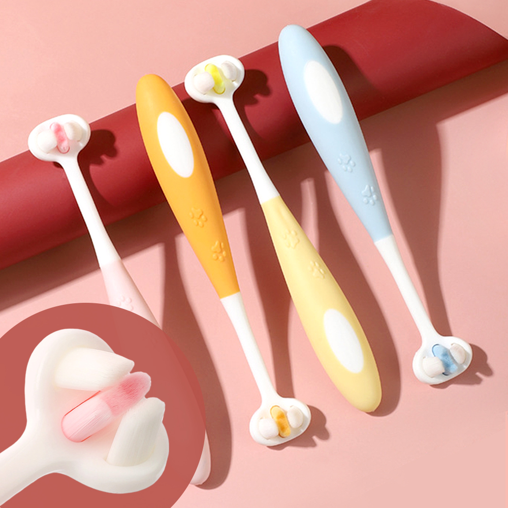 리치독스 강아지칫솔 미세모 고양이 반려동물 애견 입체 칫솔